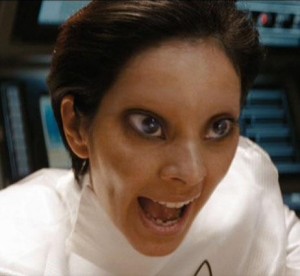 Are her eyes make-up or CGI?